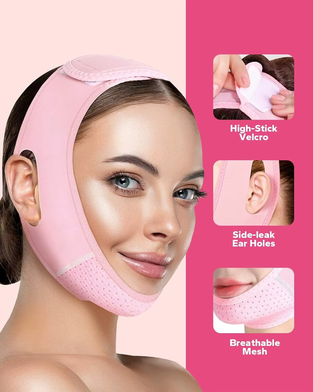 Lunara™ Comfort Lift Face Band – Soft Adjustable Facial Wrap
